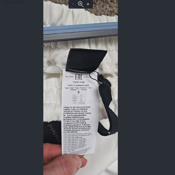 PINKO Maxi Skirts White size S - Picture 9 of 12